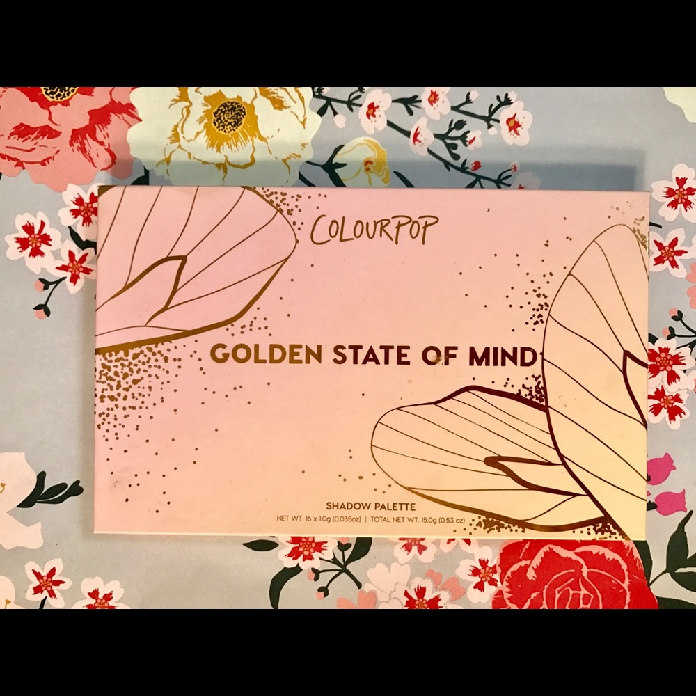 Colourpop: Golden State of Mind eyeshadow palette